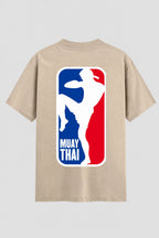 Camiseta Oversized Suedine Muay Thai Flag Muay