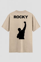 Camiseta Oversized Suedine Rocky Balboa Victory Steps
