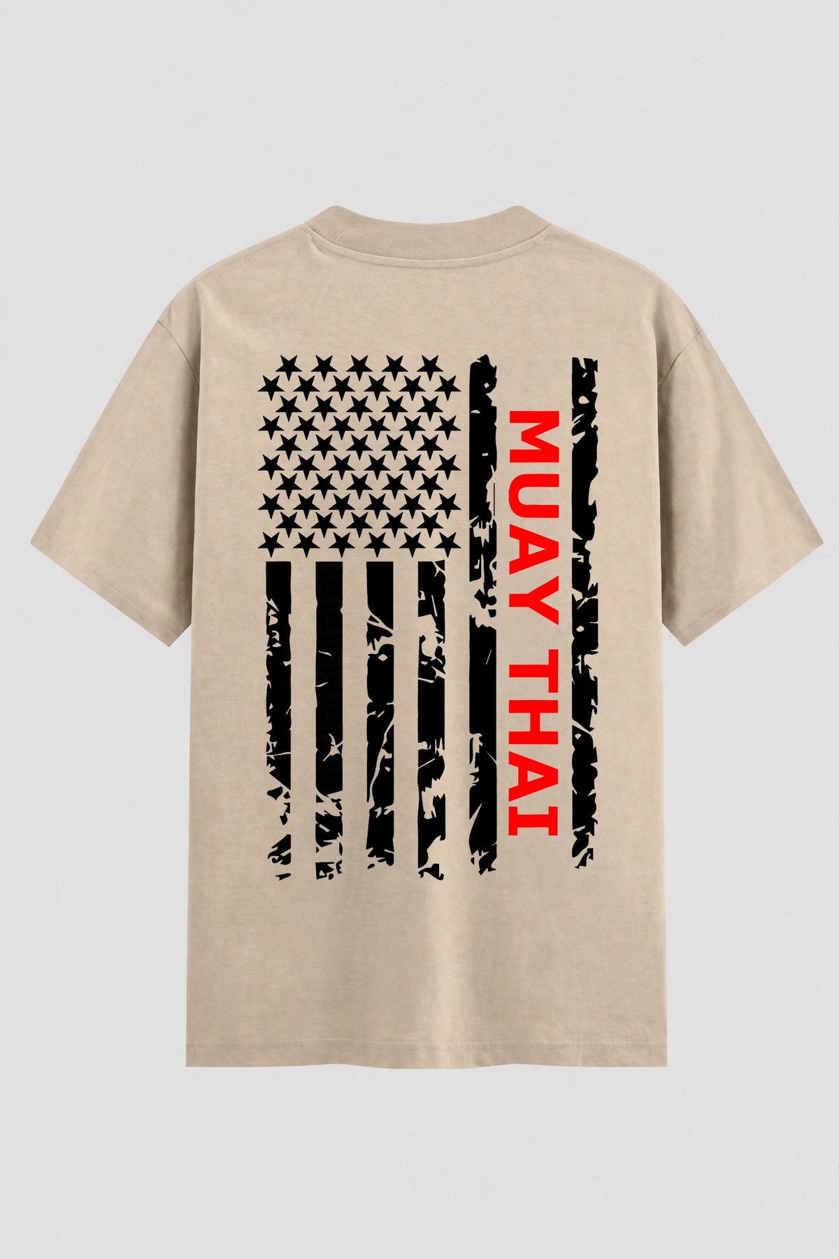 Camiseta Oversized Suedine Muay Thai U.S.A