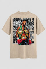 Camiseta Oversized Suedine Lenda dos Pesos Pesados