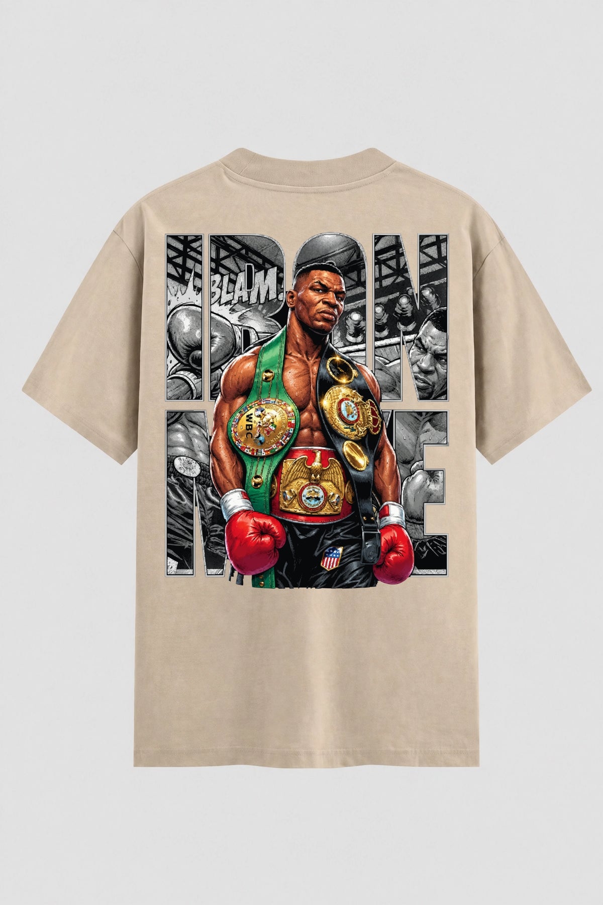 Camiseta Oversized Suedine Lenda dos Pesos Pesados