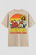 Camiseta Oversized Suedine Jiu-jitsu Jesus has your arm