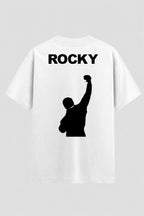 Camiseta Oversized Suedine Rocky Balboa Victory Steps