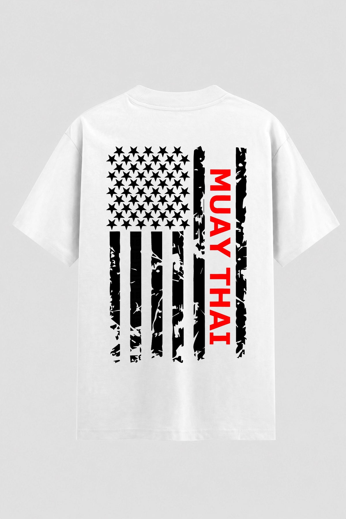 Camiseta Oversized Suedine Muay Thai U.S.A