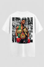 Camiseta Oversized Suedine Lenda dos Pesos Pesados