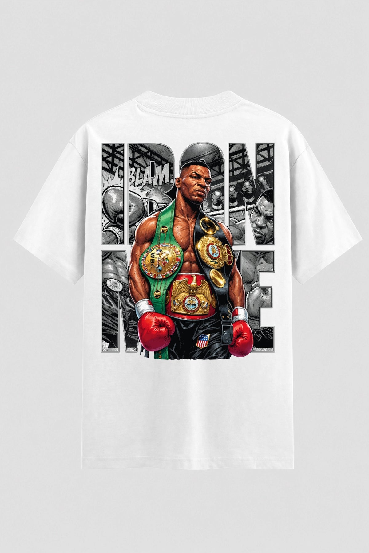Camiseta Oversized Suedine Lenda dos Pesos Pesados