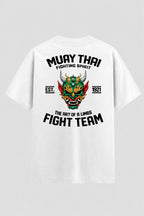 Camiseta Oversized Suedine Muay Thai  Fighting Team