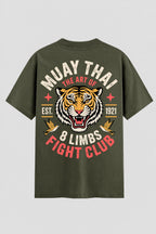 Camiseta Oversized Suedine Muay Thai Art Of 8 limbs