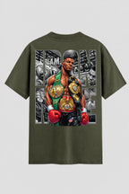 Camiseta Oversized Suedine Lenda dos Pesos Pesados