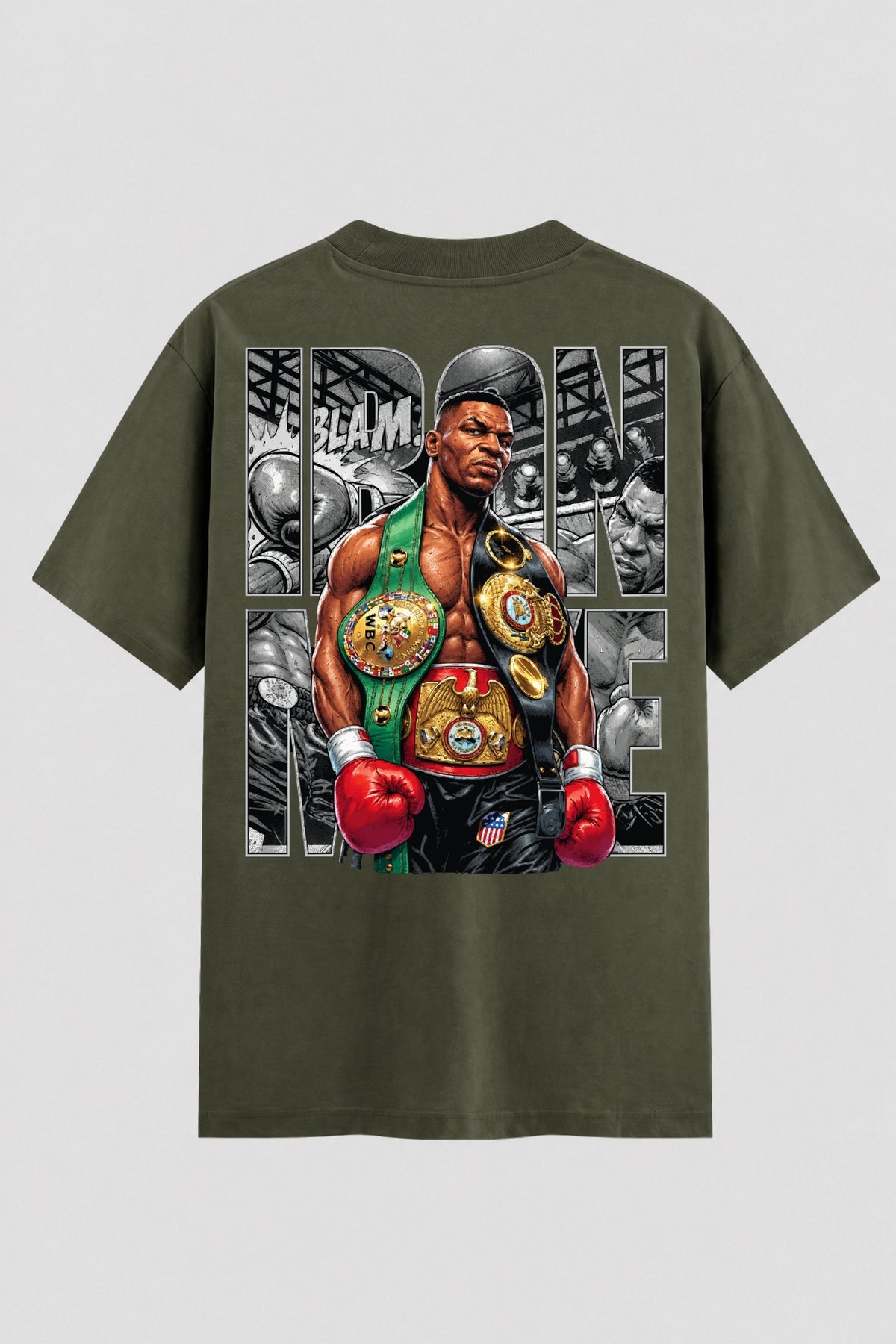 Camiseta Oversized Suedine Lenda dos Pesos Pesados