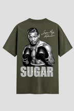 Camiseta Oversized Suedine Sugar Ray Robinson
