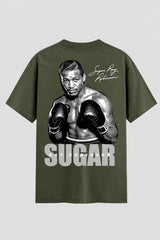 Camiseta Oversized Suedine Sugar Ray Robinson