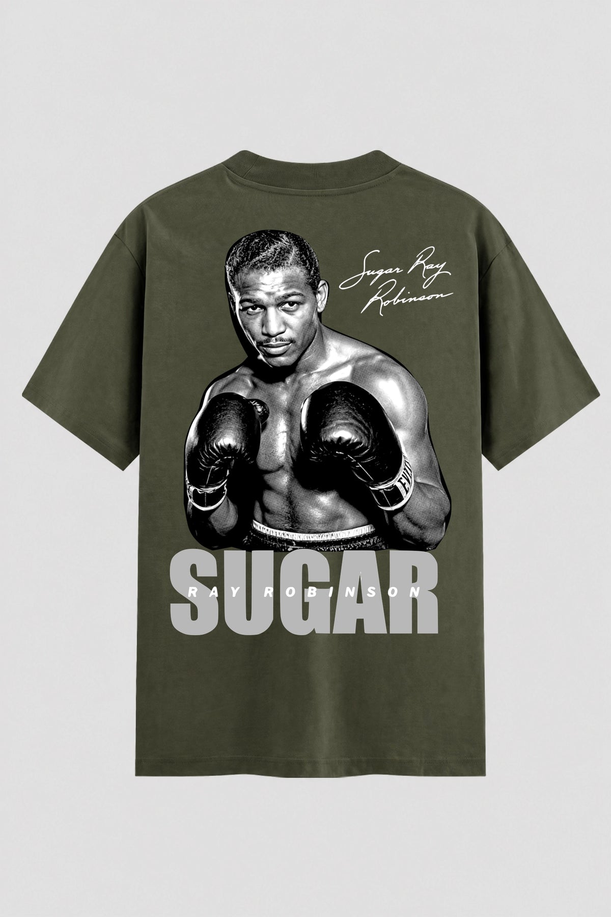 Camiseta Oversized Suedine Sugar Ray Robinson