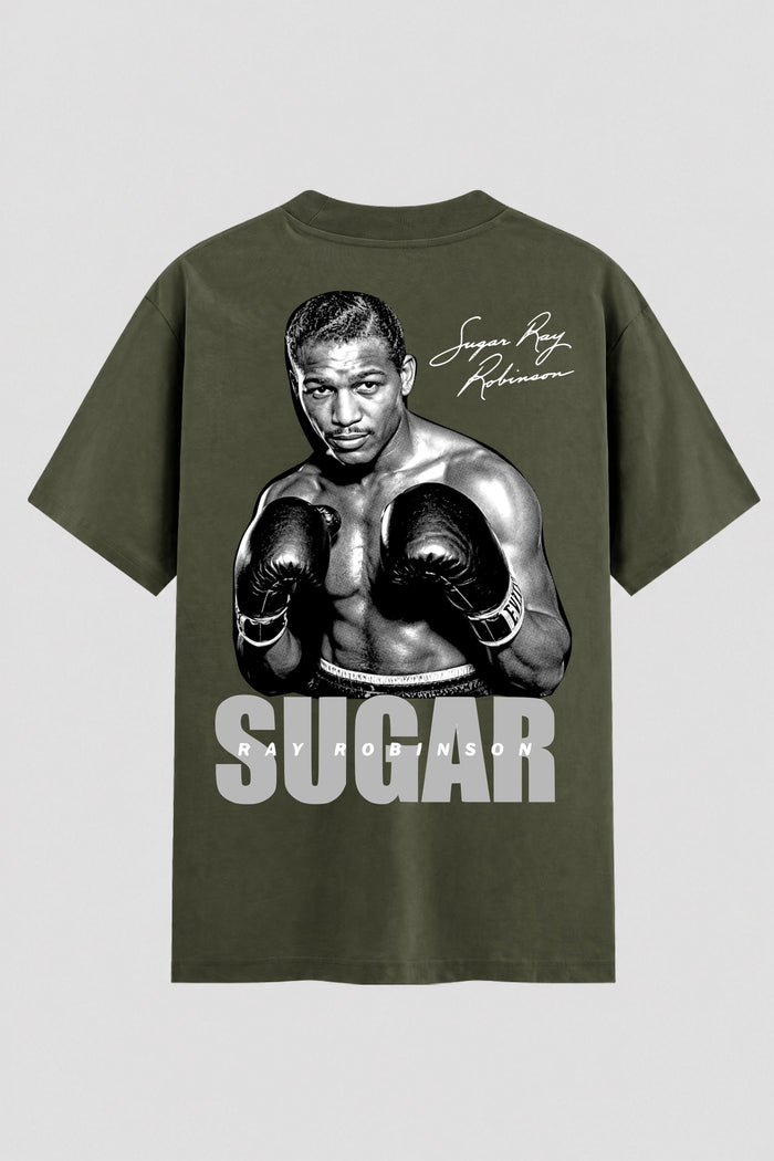 Camiseta Oversized Suedine Sugar Ray Robinson