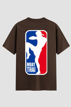 Camiseta Oversized Suedine Muay Thai Flag Muay