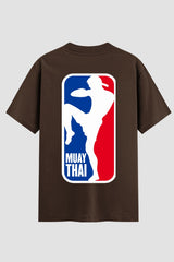 Camiseta Oversized Suedine Muay Thai Flag Muay