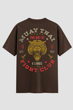 Camiseta Oversized Suedine Muay Thai Club
