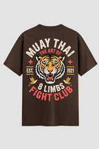 Camiseta Oversized Suedine Muay Thai Art Of 8 limbs