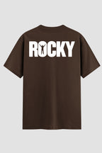 Camiseta Oversized Suedine Rocky Balboa Blackout