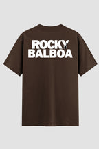 Camiseta Oversized Suedine Rocky Balboa Shadow