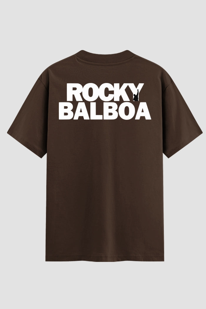 Camiseta Oversized Suedine Rocky Balboa Shadow