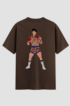 Camiseta Oversized Suedine Rocky Balboa Champion Pose Full