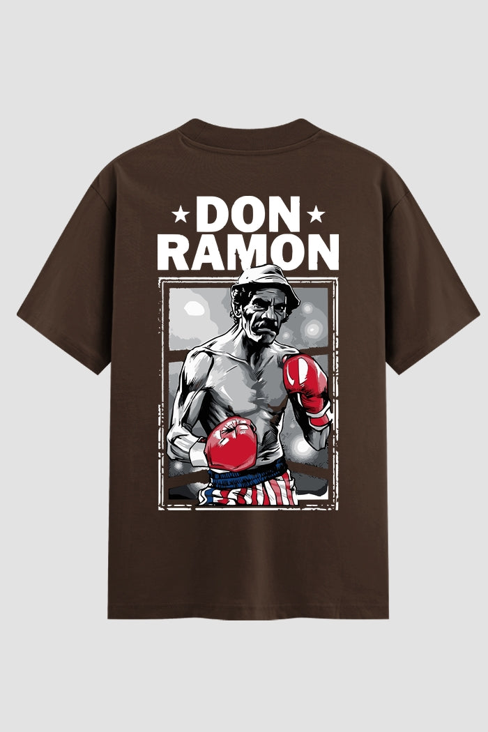 Camiseta Oversized Suedine boxe Don Ramon - Modelo 3