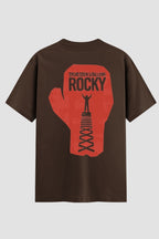 Camiseta Oversized Suedine Rocky Balboa Gloves Badge