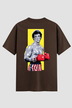 Camiseta Oversized Suedine Rocky Balboa Rocky Champion