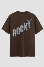 Camiseta Oversized Suedine Rocky Balboa Rocky Steps