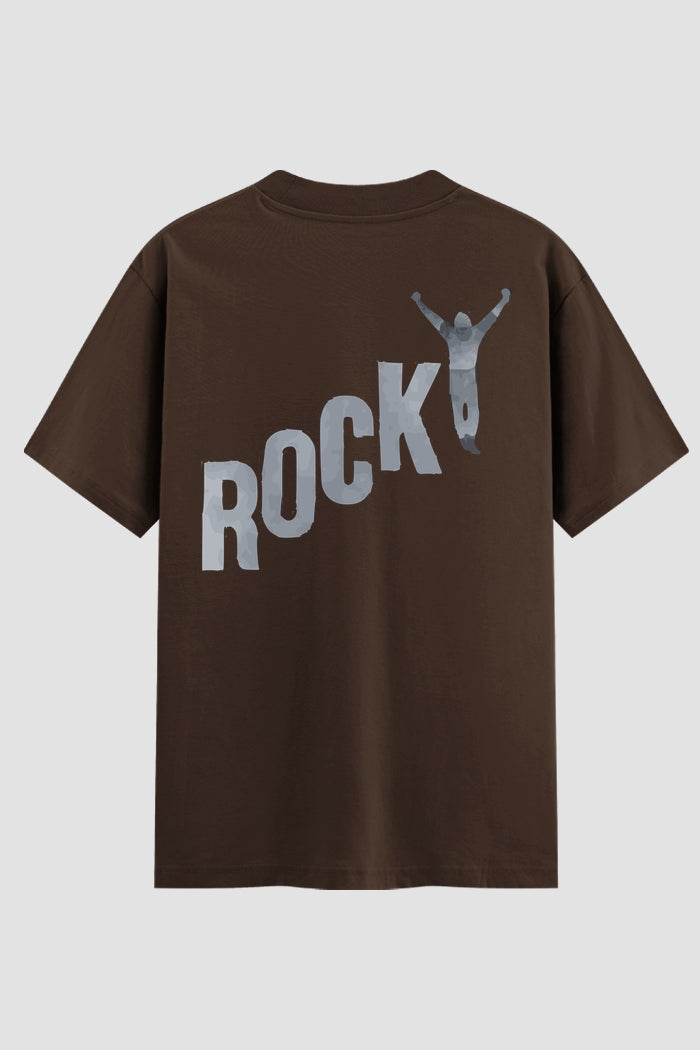 Camiseta Oversized Suedine Rocky Balboa Rocky Steps