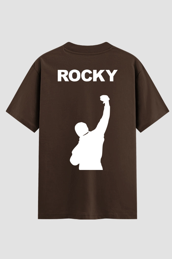 Camiseta Oversized Suedine Rocky Balboa Rocky Victory