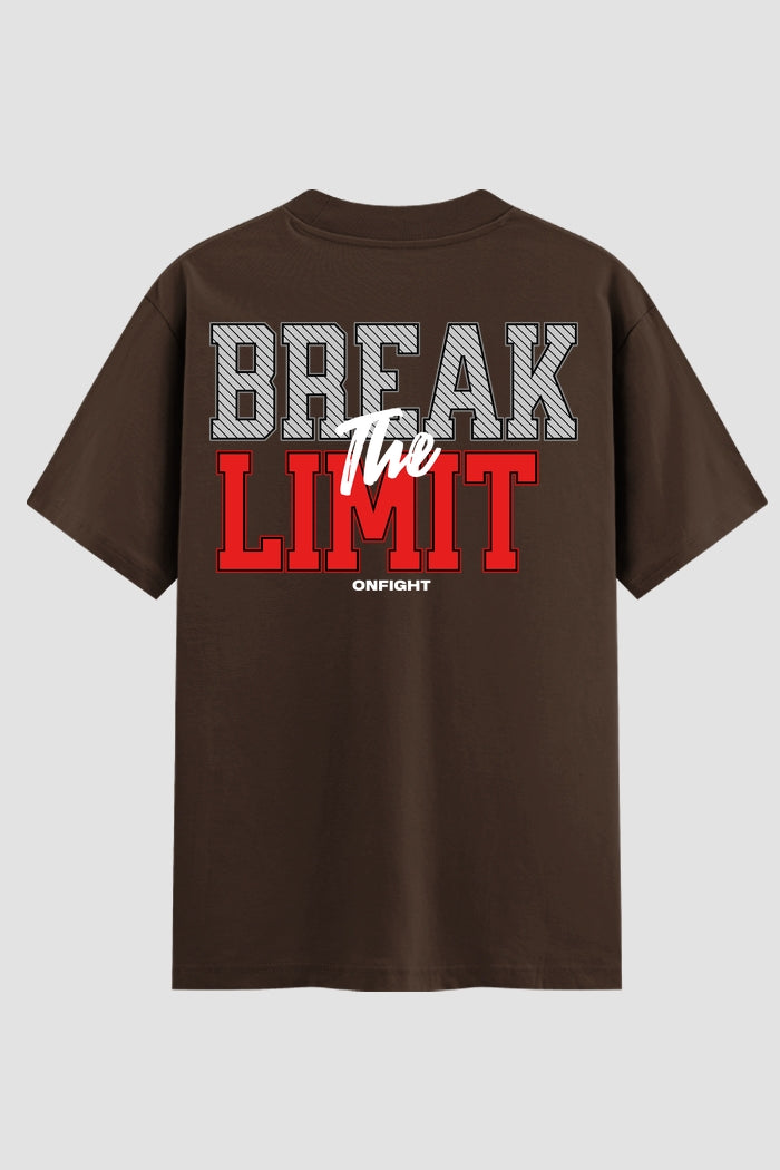 Camiseta Oversized Suedine Break the Limite