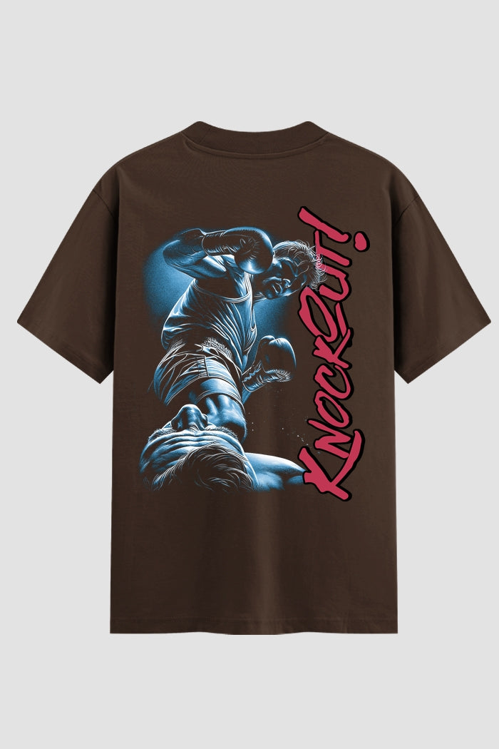 Camiseta Oversized Suedine Knockout