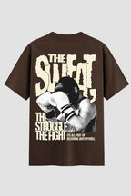 Camiseta Oversized Suedine boxe Becoming Unstoppable