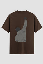 Camiseta Oversized Suedine Rocky Balboa Victory Steps