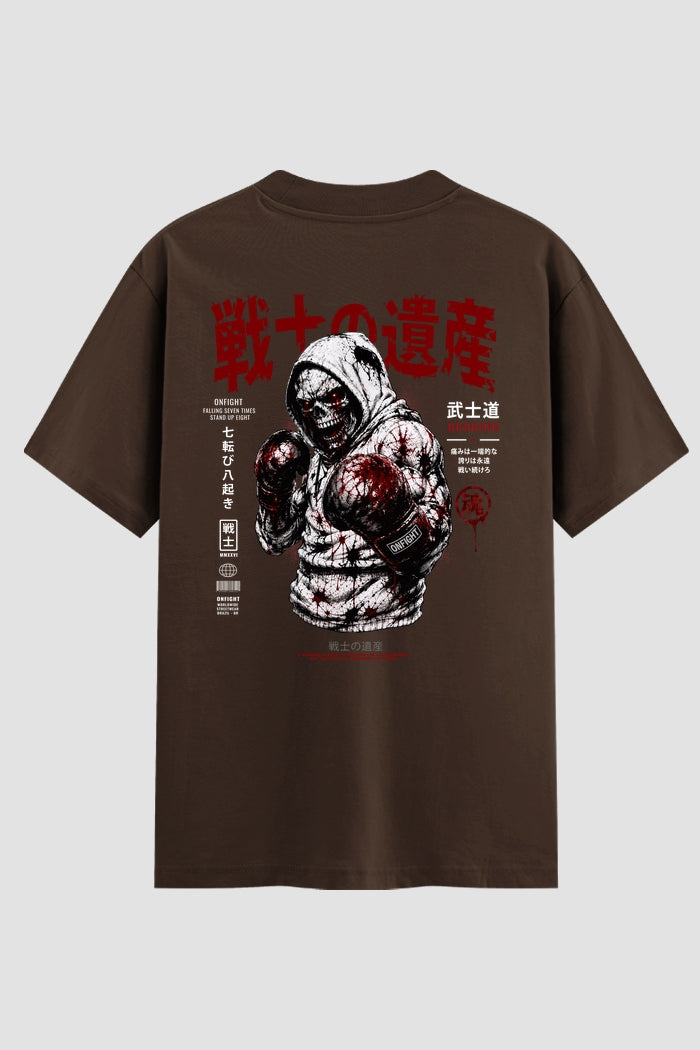 Camiseta Oversized Suedine Warrior Onfight