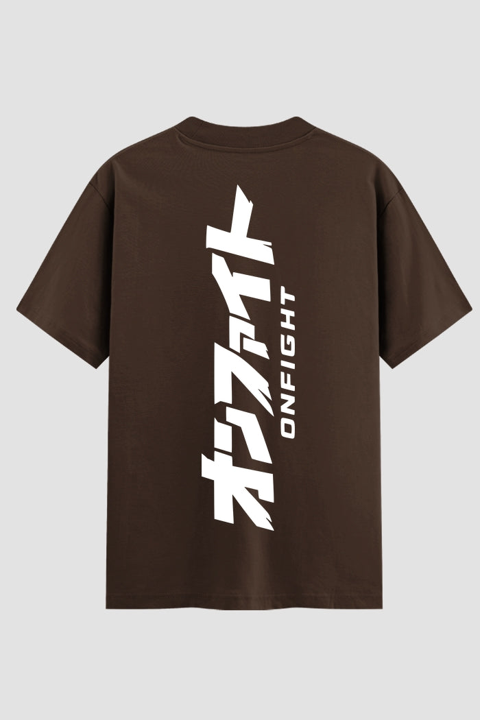 Camiseta Oversized Suedine Onfight