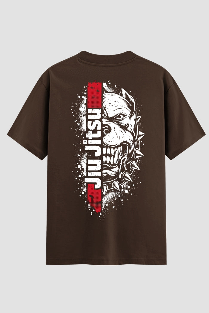 Camiseta Oversized Suedine Jiu-Jitsu Raça BJJ