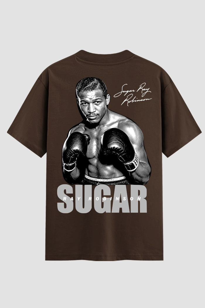 Camiseta Oversized Suedine Sugar Ray Robinson