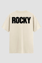 Camiseta Oversized Suedine Rocky Balboa Blackout