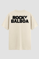 Camiseta Oversized Suedine Rocky Balboa Shadow