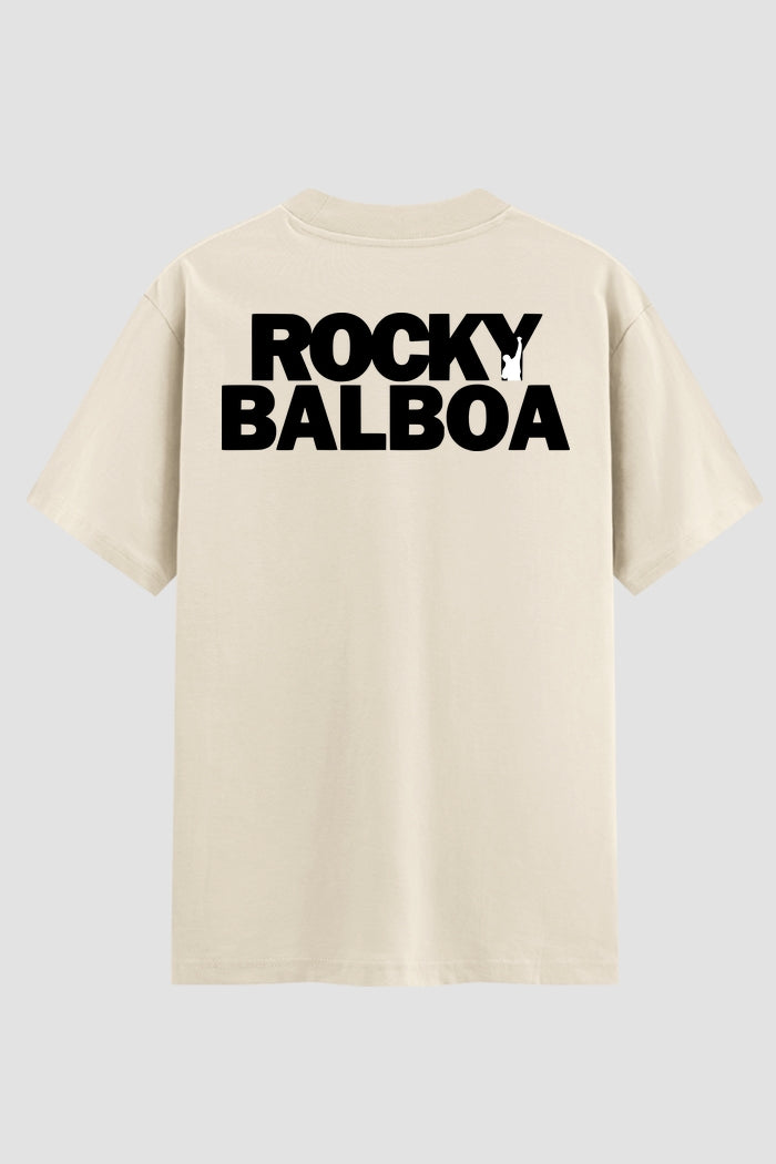 Camiseta Oversized Suedine Rocky Balboa Shadow