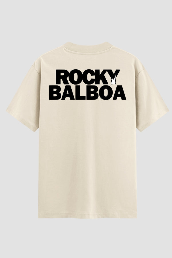Camiseta Oversized Suedine Rocky Balboa Shadow