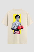Camiseta Oversized Suedine Rocky Balboa Rocky Champion