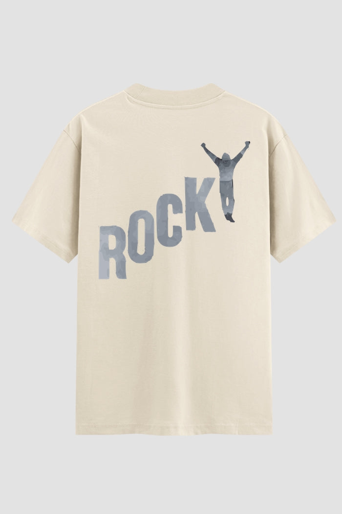 Camiseta Oversized Suedine Rocky Balboa Rocky Steps