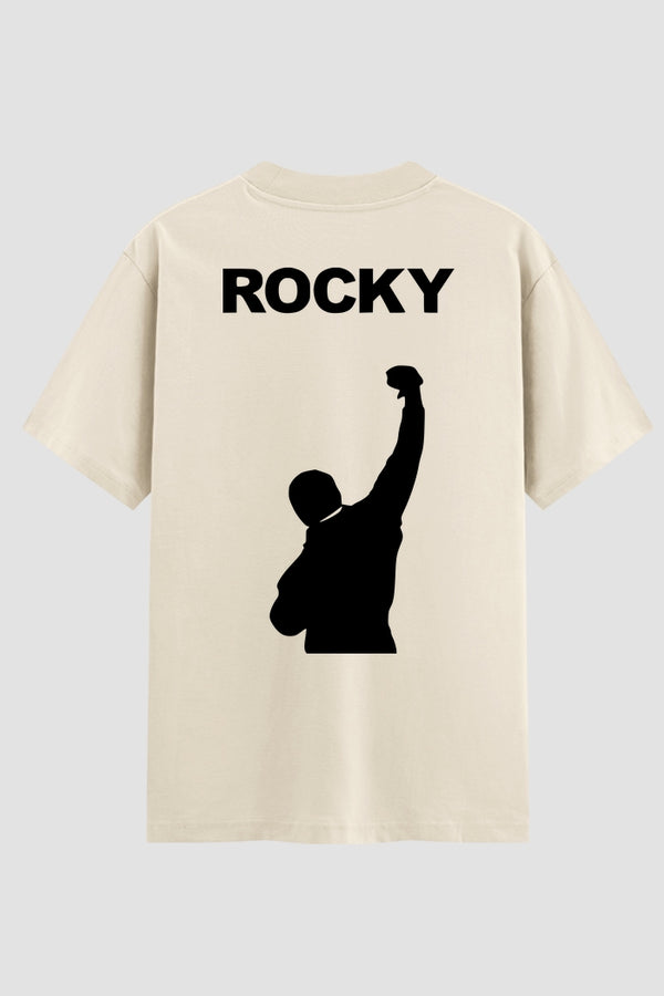 Camiseta Oversized Suedine Rocky Balboa Rocky Victory