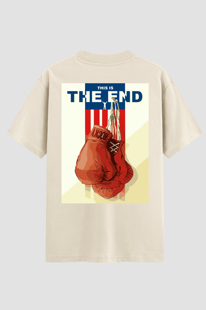 Camiseta Oversized Suedine Rocky Balboa The End Gloves