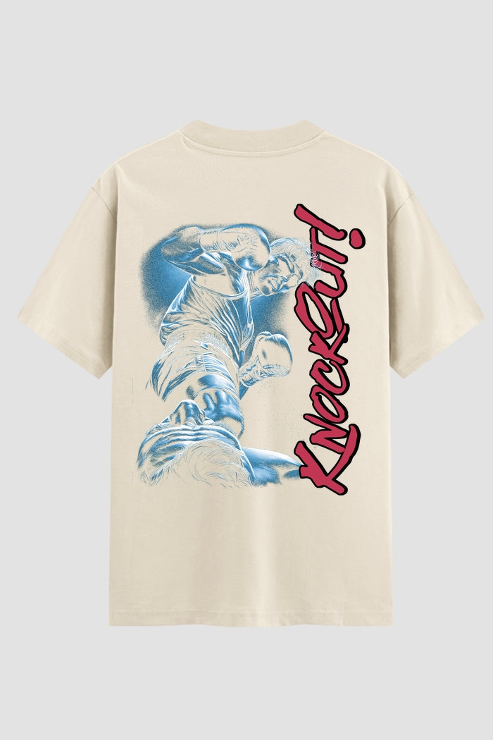 Camiseta Oversized Suedine Knockout