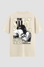 Camiseta Oversized Suedine boxe Becoming Unstoppable